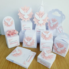 Kit Festa para Lembrancinhas ou decoração de mesa de Batizado Rosa - comprar online