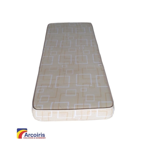 COLCHON LUJO ESPUMA 1 PLAZA 190X90X18 ANOCHECER (ARCOIRIS)