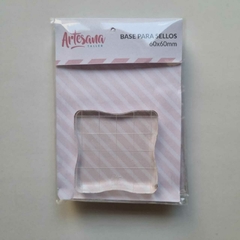 Base para Sellos - 6 x 6 x 1 cm.