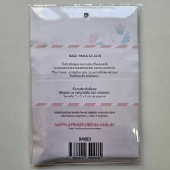 Base para Sellos - 9 x 9 x 1 cm. - comprar online