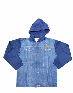 Blusa moleton imita jeans - kiko e kika
