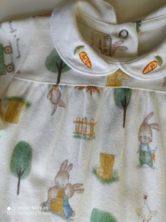 MACACAO BRANCO VARIOS COELHOS GOLA CENOURA -MINI & CO - comprar online