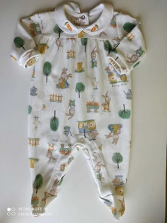 MACACAO BRANCO VARIOS COELHOS GOLA CENOURA -MINI & CO