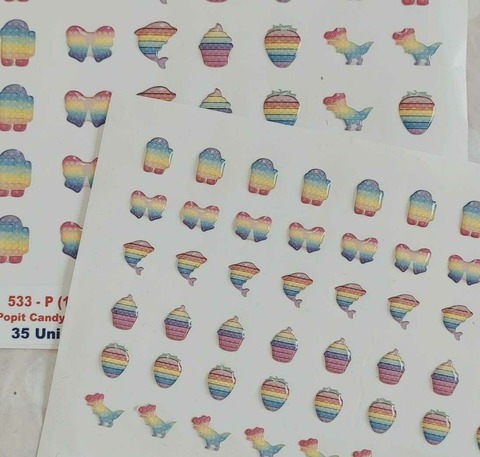 533B Resinado - Pop It Candy