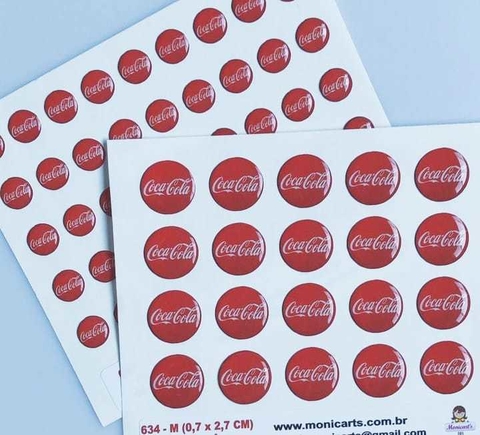 634 Resinado - Coca Cola Logo