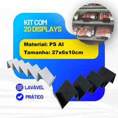 Bandeja Kapale Tipo Escadinha 27x10cm - 20 Unidades - comprar online