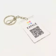 Kit de Chaveiro com Logo e QR Code