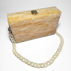 Bolsa Clutch - Bege Marmorizado