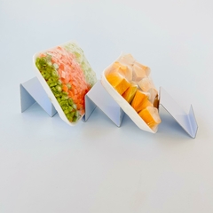 Bandeja Kapale Escadinha 35x10cm branca- kit com 20 - loja online