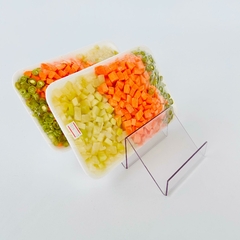 Imagem do Bandeja tipo escadinha Kapale Acrílico Cristal - kit com 10