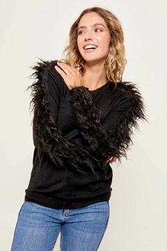 Sweater Piel Manga VTL 596 - comprar online