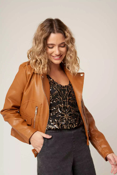 Campera Eco Cuero VT202 - comprar online