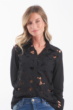 Camisa Broderie Calado VTK4113 en internet