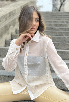 Camisa Gasa Lunares VTK 2094