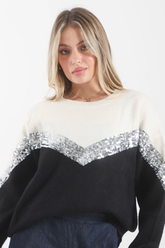 sweater combinado vtl 674 - comprar online