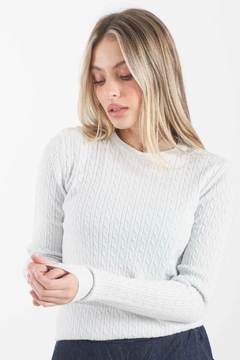 Sweater Trenzado Lurex PIKTU VTL656 en internet