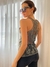 MUSCULOSA ESPALDA CROCHET CORAZON VTK91 - tienda online