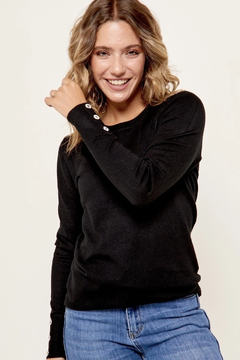 Sweater Bremer Boton Stras VTL 620 en internet