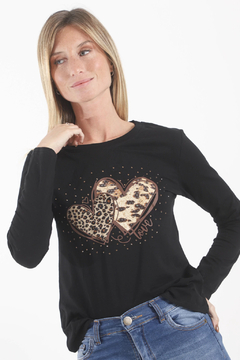 Remera Corazones VT5127 - comprar online