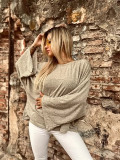 BUZO OVERSIZE LANILLA MANGA AMPLIA VTK255 - tienda online