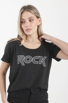 Remera Soft ROCK STRAS - comprar online