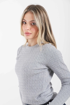 Sweater Trenzado Lurex PIKTU VTL656 - comprar online