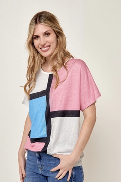 Remeron Estampado Con Lurex - Indiana