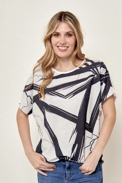 Remeron Estampado Con Lurex