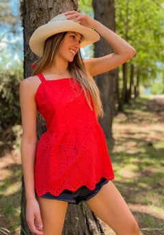 Musculosa Broderie PAZ vtk151 en internet