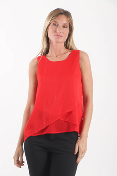 Musculosa Gasa Cruzada VT 0355 - comprar online