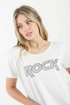 Remera Soft ROCK STRAS