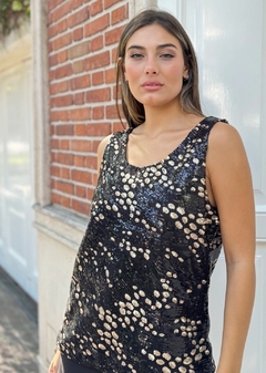 MUSCULOSA LENTEJUELAS PRINT VT 1772