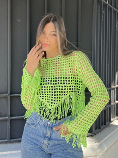 Top Crochet Manga Larga VT 5068 - comprar online