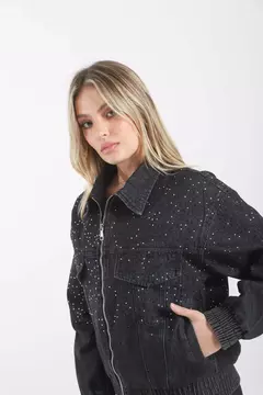 Imagen de Campera Jean Con Stras VT70014