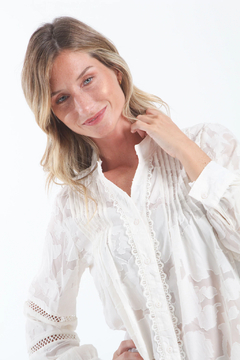 Camisa Gasa Pinzada VTK70002 - comprar online