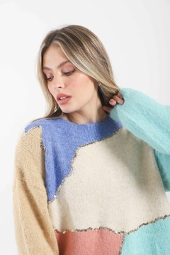 Sweater Tricolor VT 53694