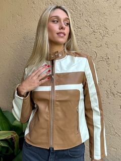 CAMPERA PU COMBINADA VTK 2043