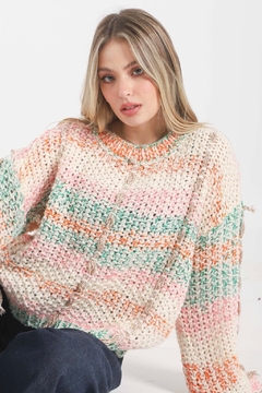 Sweater Jaspeado VT74223 - tienda online