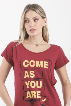 Remera FOIL COME AS YOU ARE - comprar online