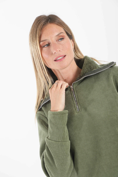 Buzo cashmire Con Piel CLARITA - comprar online