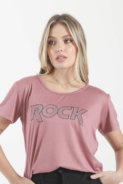 Imagen de Remera Soft ROCK STRAS