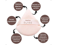 Esponja de Pó Powder Puff Glass - Ruby Rose - Ousada Make e Cosméticos