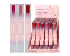 BOX Batom Líquido Duo Kiss - Ruby Rose - 36 UNIDADES - Ousada Make e Cosméticos Distribuidora