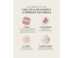 Unha Postiça Autocolante imPress Quadrada Média Zen Zone - Kiss New York - loja online