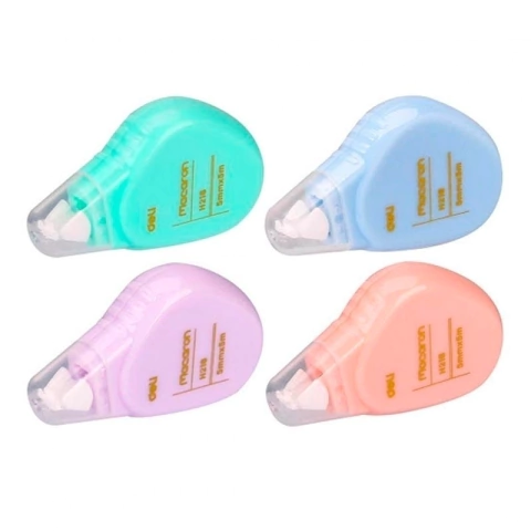 CORRECTOR EN CINTA DELI MACARON X 5 MTS (EH21606) X 4 U.