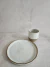 Conjunto Organic copo e prato -branco - comprar online