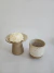 Conjunto Vaso/Castiçal e copo branco + Presente