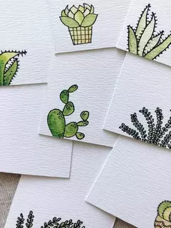 Set de Tarjetas Ilustradas en internet