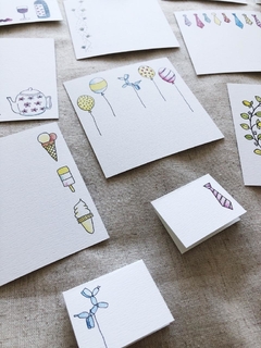 Set de Tarjetas Ilustradas - Bee Paper Co.