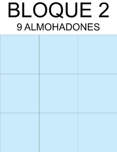 ALMOHADONES CUADRADOS COD A-747 - ants_designing